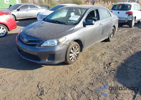 2012 Toyota Corolla Le из США, поврежденный, VIN 2T1BU4EE8CC762639